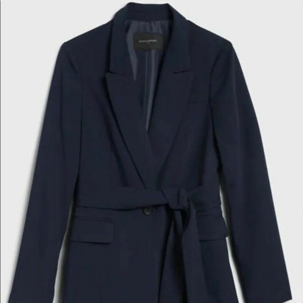 Banana Republic Soft Side-tie Blazer Size 6
